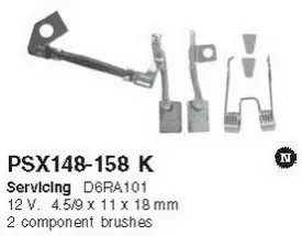 Комплект щіток CARGO PSX148-158K