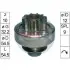 Бендікс стартера ZN1607 ZEN
