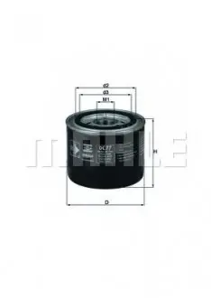 Масляный фильтр KNECHT MAHLE / KNECHT OC77