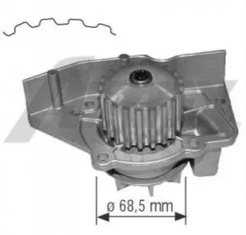 Водяной насос AIRTEX 1563
