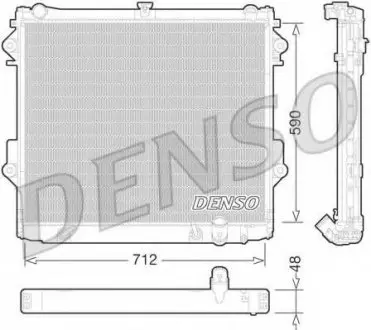 Конденсер DENSO DRM50074