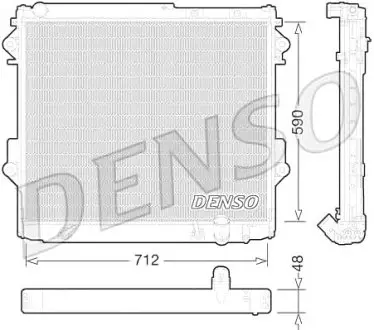 Конденсер DENSO DRM50075