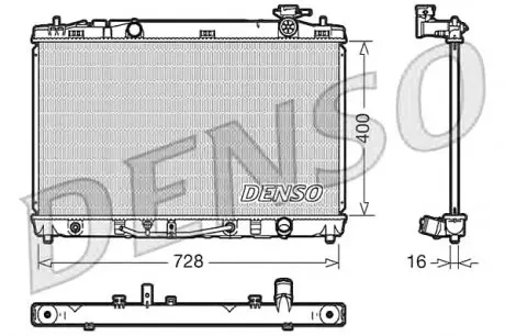 Конденсер DENSO DRM50041