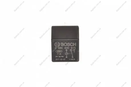 Реле, рабочий ток, Реле BOSCH 0 986 AH0 615 (фото 1)
