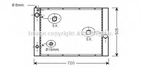 Радиаторы AVA AVA COOLING BWA 2285