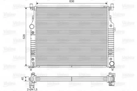 Радиатор Valeo 701569