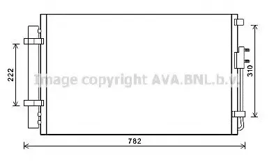 Радіатор AVA AVA COOLING HY 5344D