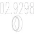 Монтажне кільце вихлопної системи (D (внутр.) - 45 мм; D (наружн.) - 59 мм; Висота - 13 мм) MTS 02.9298