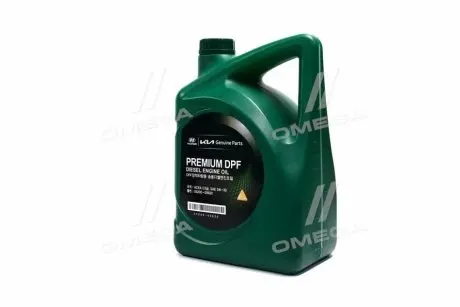 Олива моторна Hyundai/Kia Premium DPF Diesel 5W-30, 6л. HYUNDAI / KIA MOBIS 05200-00620 (фото 1)