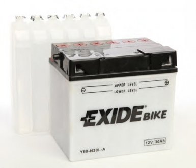 Аккумулятор 30Ah-12v (185х128х168) R, EN300 EXIDE E60-N30L-A (фото 1)