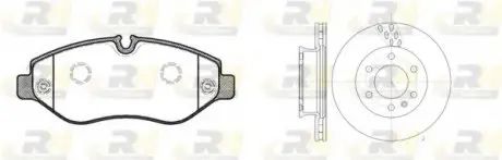 Комплект тормозов, дисковый тормозной механизм 81245.00 ROADHOUSE 8124500
