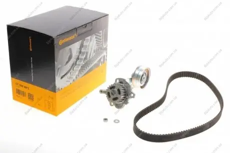 Комплект пасу ГРМ з насосом VW Caddy III/T5 2.0 Ec CONTINENTAL Contitech CT 908 WP2