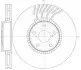 Передн. диск правый  LEXUS GS 300, 430 05- 6117911 ROADHOUSE