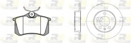 Гальмівний комплект (Диски RH 6547.00 + Колодки RH 2263.05) 8263.01 ROADHOUSE 826301