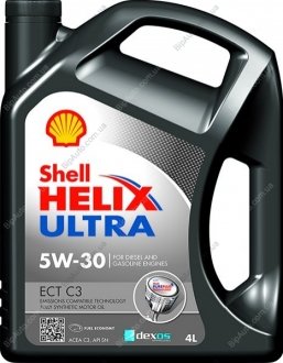 Масло моторное Helix Ultra ECT C3 5W-30 (4 л) SHELL 550042826 (фото 1)