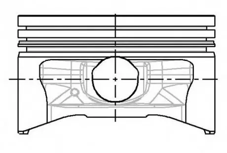 Поршень RENAULT/DACIA 79,50 K7J 1,4 8V 03- NURAL 87-104200-40