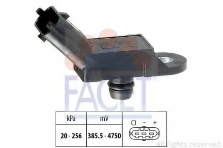 Датчик абсолютного давления - MAP Sensor FACET 10.3055