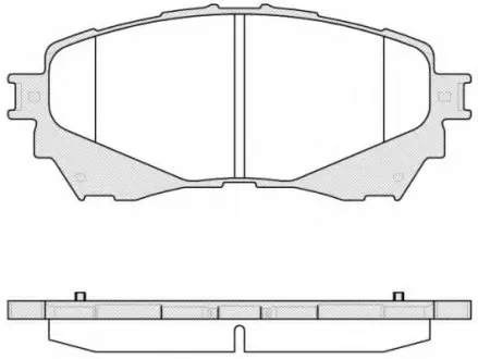 Гальмівні колодки дискові 21538.04 ROADHOUSE 2153804