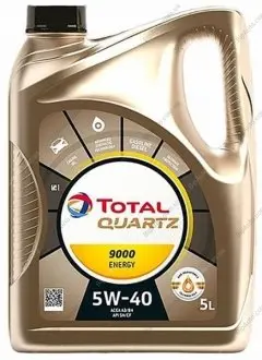 Масло моторное Quartz 9000 Energy 5W-40 (5 л) TOTAL 156812
