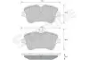 Колодки тормозные дисковые, к-кт. BD S373 STARLINE