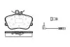 Колодки тормозные дисковые, к-кт. 244502 ROADHOUSE