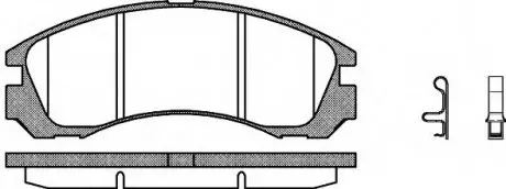 Гальмівні колодки дискові 2354.32 ROADHOUSE 235432