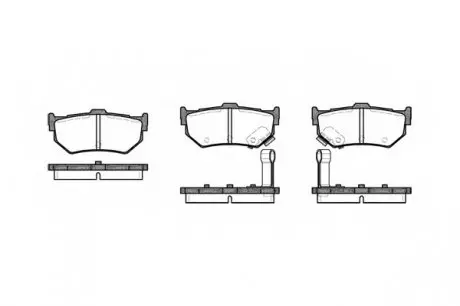 Фото 1 - гальмівні колодки дискові 2183.02 ROADHOUSE 218302 Гальмівні колодки дискові 2183.02 ROADHOUSE 218302 (фото 1)