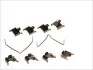 Р/к дисковых тормозов. колодок 109-1166 QUICK BRAKE
