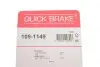 Гальмівні аксесуари (Монтажний комп-кт колодки) QUICK BRAKE 109-1149 (фото 5)