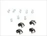 Р/к дисковых тормозов. колодок 109-1055 QUICK BRAKE