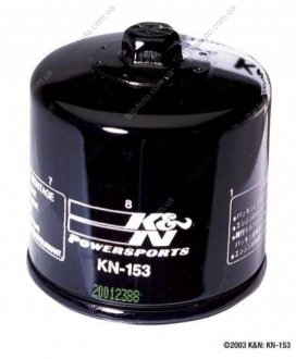 Масляний фільтр MOTO K&N KN-153 (фото 1)