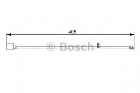 Датчик зношування гальм. колодок Porsche Cayenne BOSCH 1987473025