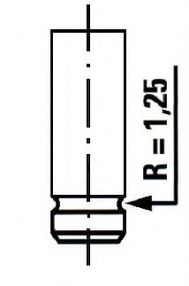 Впускний клапан ET ENGINETEAM VI0028 (фото 1)