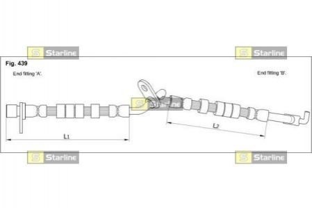 Гальмівний шланг STARLINE HA ST.1248