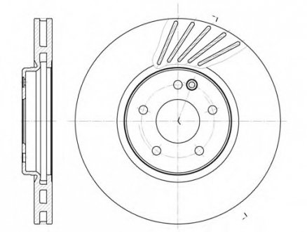 Тормозной диск ROADHOUSE 6112710 (фото 1)