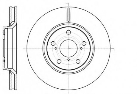Тормозной диск ROADHOUSE 6112110 (фото 1)