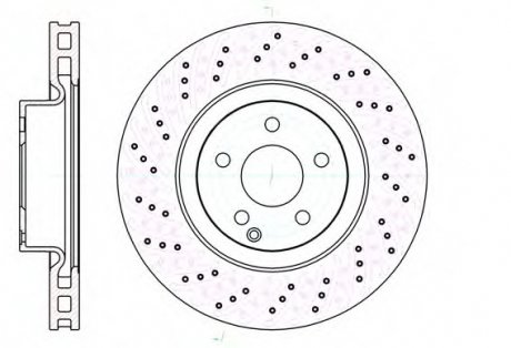 Тормозной диск ROADHOUSE 6103210 (фото 1)