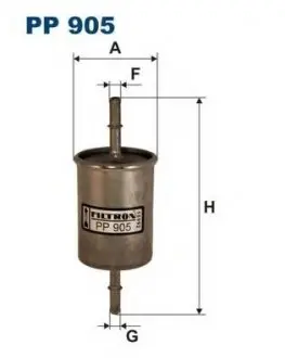 Фільтр палива PP 905 PROMO FILTRON PP905