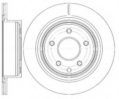 Гальмівний диск 6998.10 ROADHOUSE 699810 (фото 1)