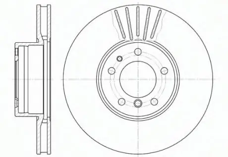 Тормозной диск ROADHOUSE 651110