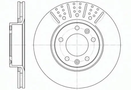 Тормозной диск ROADHOUSE 626510