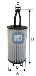 Масляный фильтр UFI 25.172.00