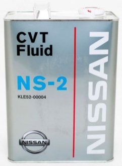 Олива трансмісійна CVT Fluid NS-2, 4л. / INFINITI NISSAN KLE5200004