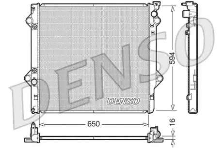 Конденсер DENSO DRM50036