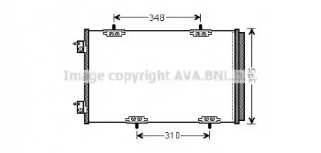 Радиатор кондиционера AVA AVA COOLING CN 5290D