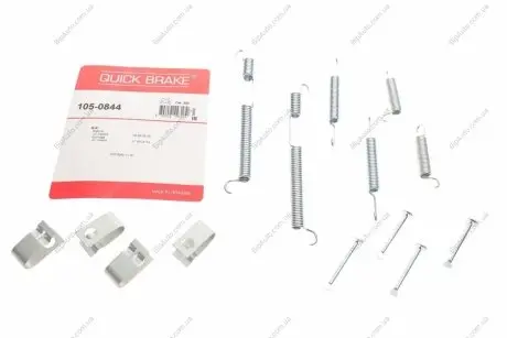 Монтажный комплект барабанных колодок QUICK BRAKE 1050844