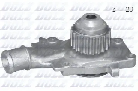Водяний насос Escort/Fiesta/Sierra 1.4/1.6i -95 DOLZ F127
