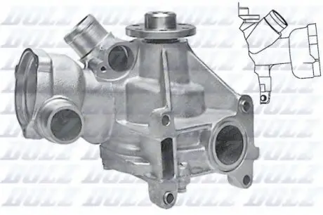 Водяной насос MB 190 (W201) COUPE (C124) E-CLASS (W124) G-CLASS (W463) KOMBI (S124) S-CLASS (W126) S DOLZ M174