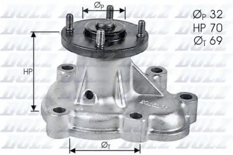 Водяной насос OPEL ASTRA F (56_, 57_) COMBO (71_) CORSA A TR (91_, 92_, 96_, 97_) CORSA B (73_, 78_, DOLZ O131