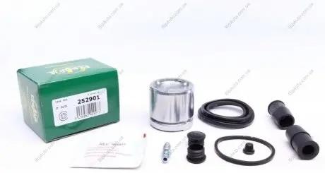 Ремкомплект супорта (переднього) Daewoo Lanos/Nexia 95- (d=52mm)(+ поршень) (Ate) FRENKIT 252901